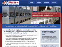 Tablet Screenshot of freedommfg.com
